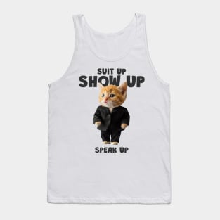 SUIT UP SHOW UP SPEAK UP LAWYER'S JOURNEY Tank Top